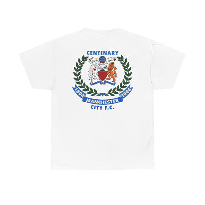 Manchester City F.C. Centenary Crest Tee — 1894–1994 Football Club Shirt
