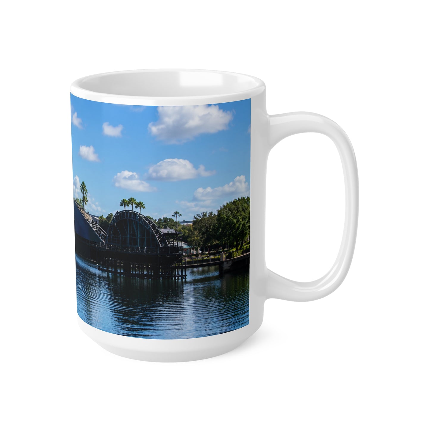 Epcot Spaceship Earth Scenic Ceramic Coffee Mug — 11oz & 15oz