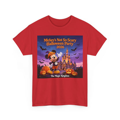 Halloween Party T‑Shirt — "Not So Scary" 2026 Magic Kingdom Tee