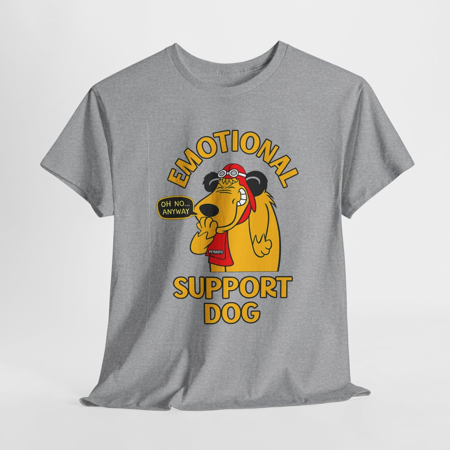 Emotional Support Dog T-Shirt — Cute Cartoon Comfort Pup Tee