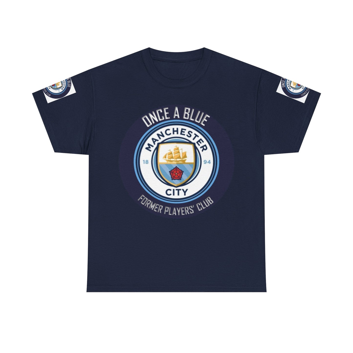 Manchester City 'Once A Blue' Tee — Former Players Club Football Shirt