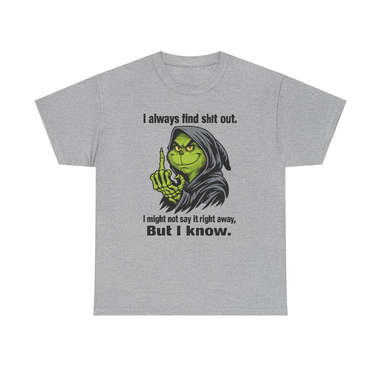 Reaper Witch Graphic Tee — "I Always Find Shit Out. I Might Not Say It Right Away, But I Know."