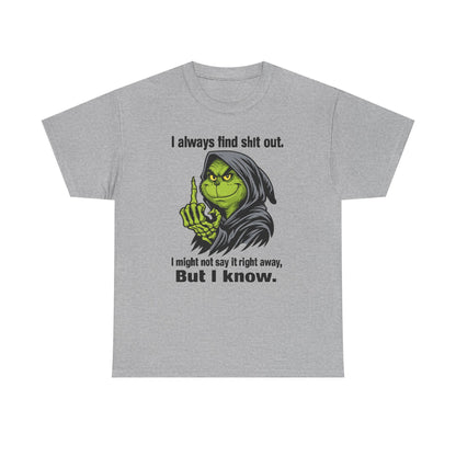 Reaper Witch Graphic Tee — "I Always Find Shit Out. I Might Not Say It Right Away, But I Know."