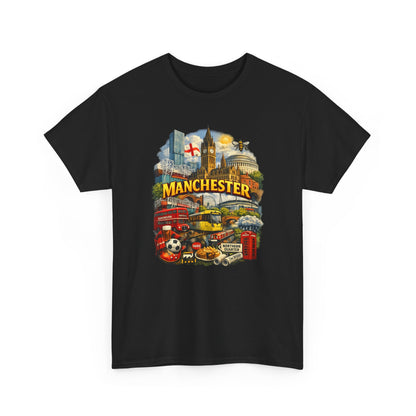 Manchester Skyline Collage T-Shirt