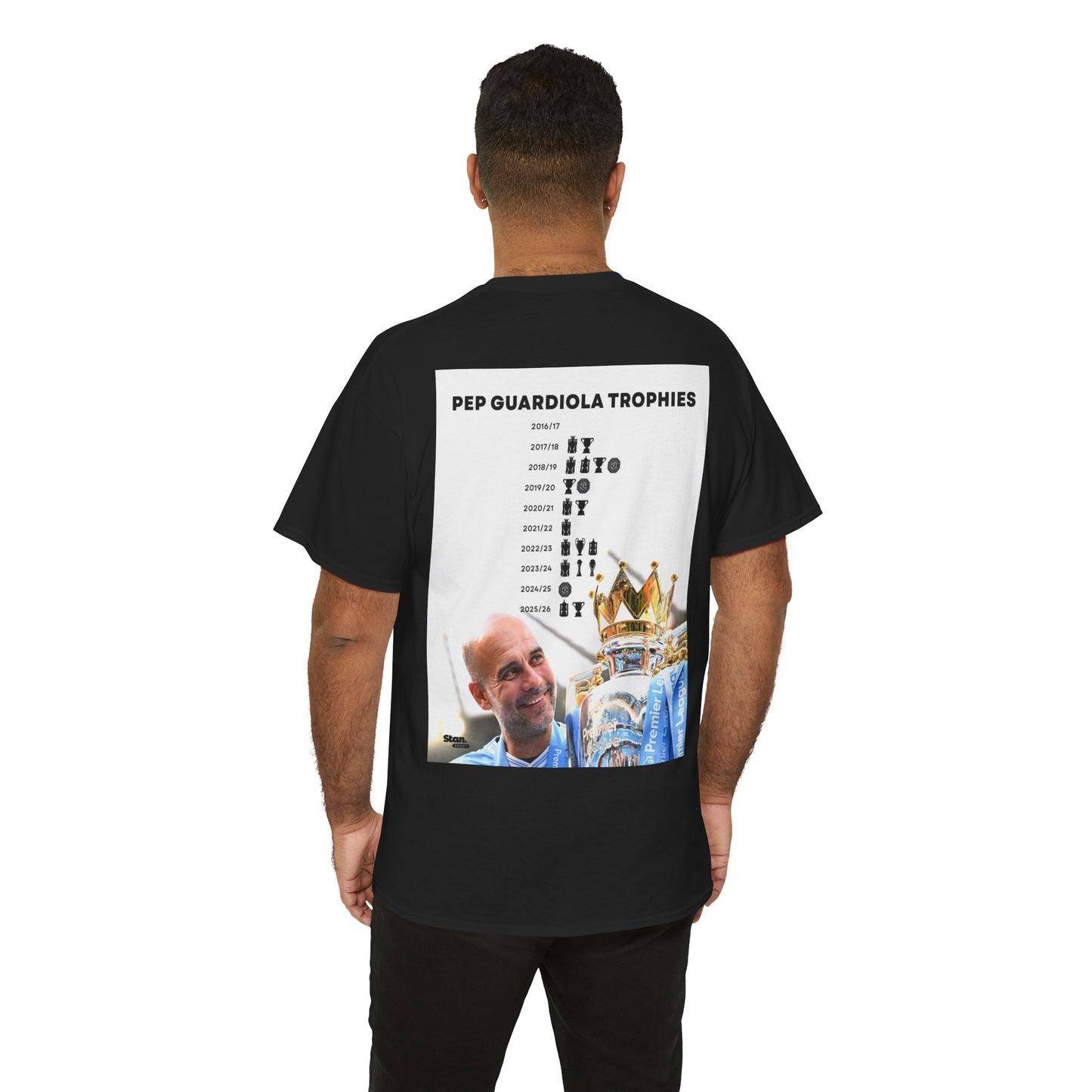 Pep Guardiola Trophies Graphic Tee
