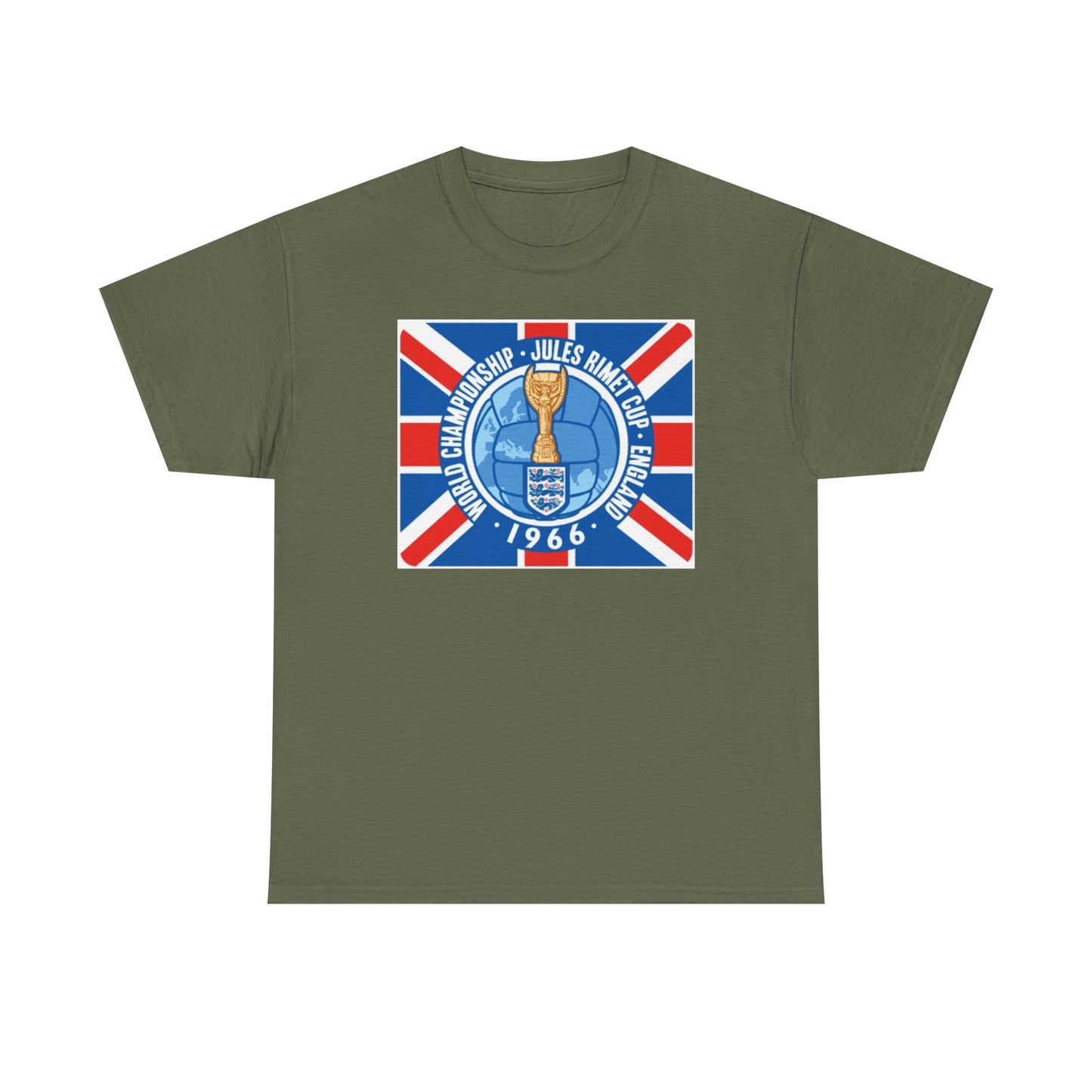 1966 World Cup Jules Rimet Trophy Tee — Vintage England Football Shirt