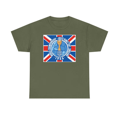 1966 World Cup Jules Rimet Trophy Tee — Vintage England Football Shirt
