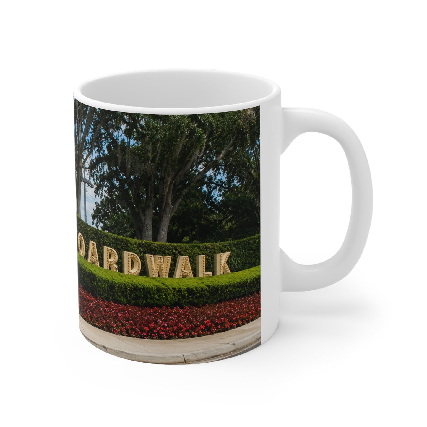 Disney Boardwalk Entrance Photo Ceramic Mug — 11oz & 15oz Coffee Cup