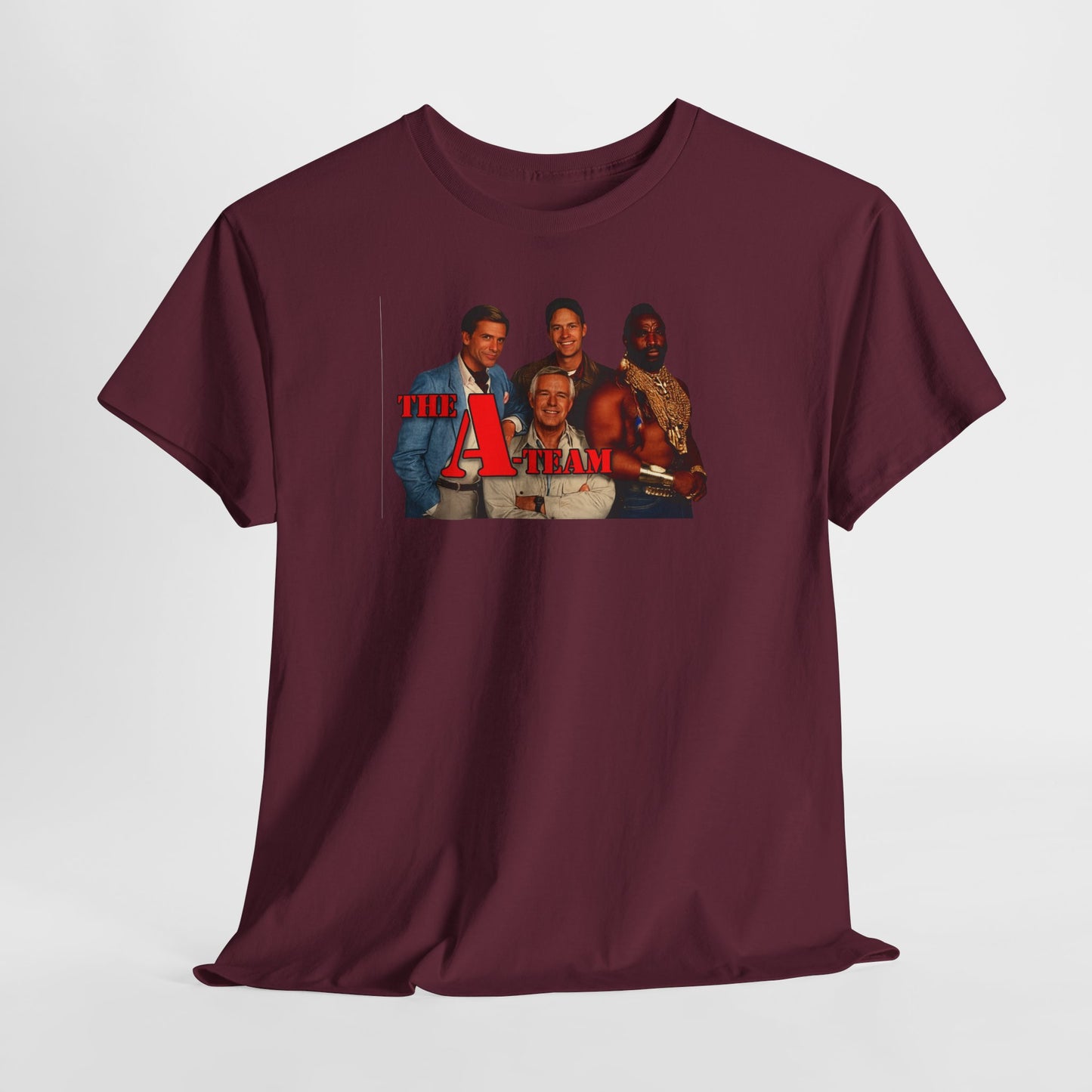 A-Team Graphic Tee — Retro TV Series Logo & Character Poster T-Shirt