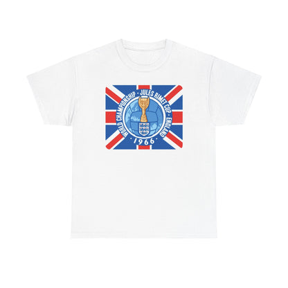 1966 World Cup Jules Rimet Trophy Tee — Vintage England Football Shirt