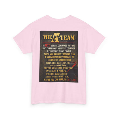 A-Team Graphic Tee — Retro TV Series Logo & Character Poster T-Shirt