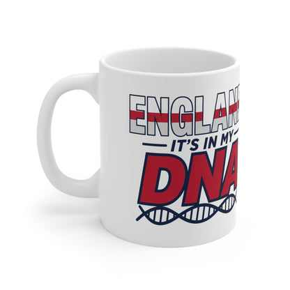 England It's In My DNA Ceramic Coffee Mug — 11oz & 15oz