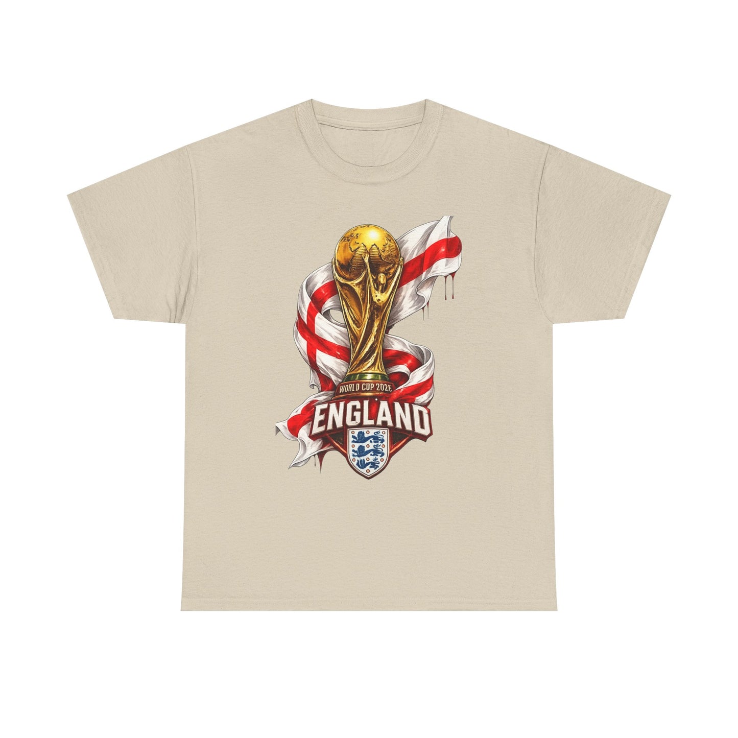 England World Cup Trophy T‑Shirt — St George's Cross Football Fan Tee
