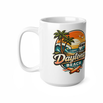Daytona Beach Ceramic Coffee Cups, 11oz, 15oz