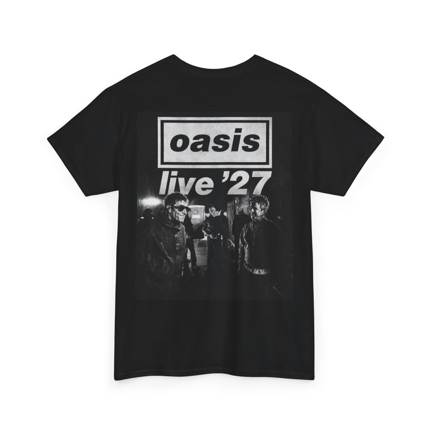 Oasis 'Live '27' Band Tee — Vintage Rock Concert T-Shirt
