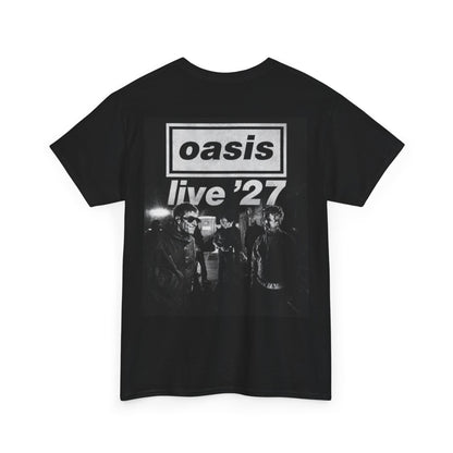 Oasis 'Live '27' Band Tee — Vintage Rock Concert T-Shirt