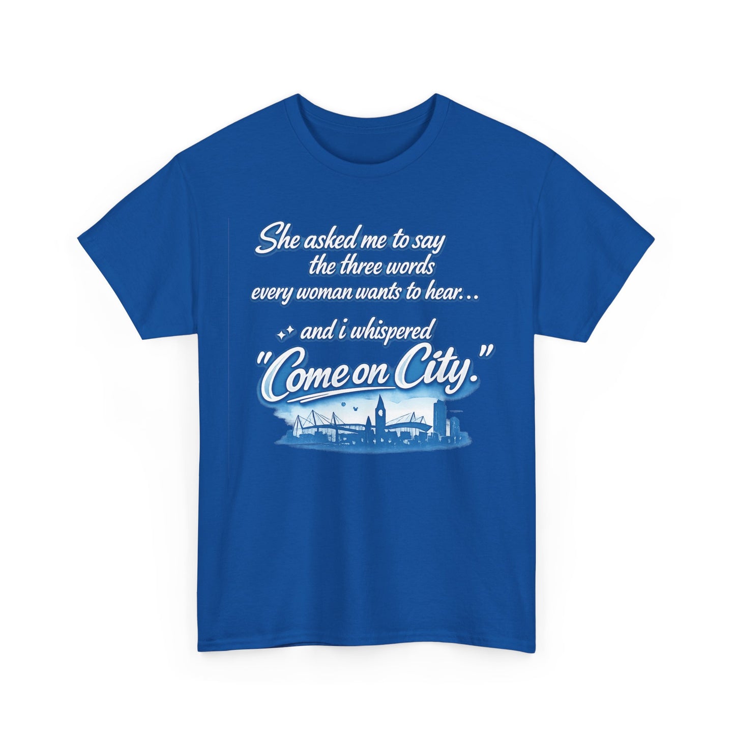 Come on City Skyline Tee — Retro Script Urban Pride T‑Shirt