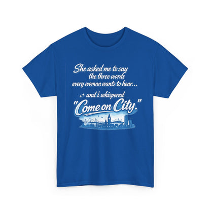 Come on City Skyline Tee — Retro Script Urban Pride T‑Shirt
