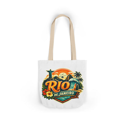 Rio de Janeiro Travel Tote — Retro Beach Canvas Bag