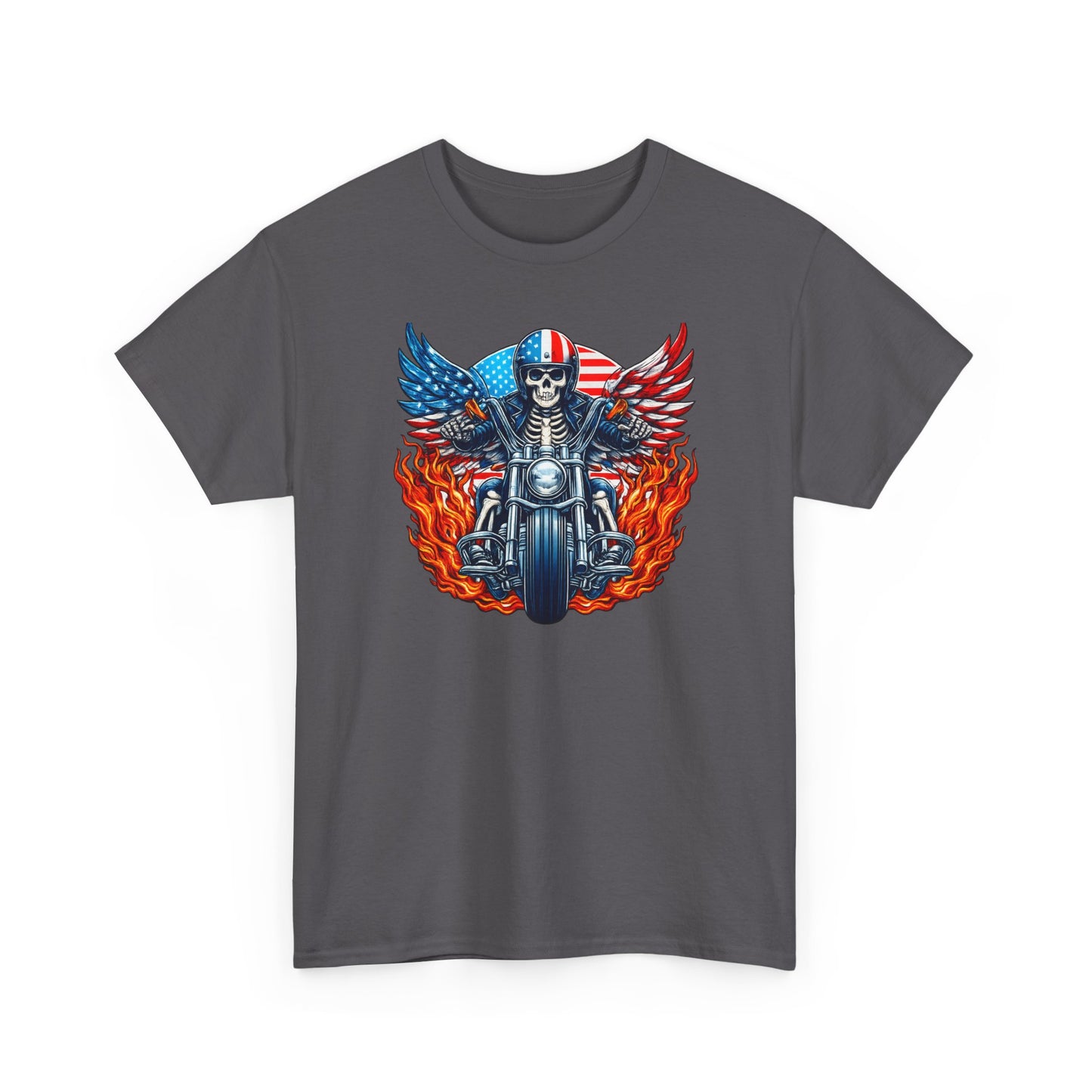 Biker Skull Motorcycle Tee — Sons of Tradition Archangels Chapter Graphic Shirt