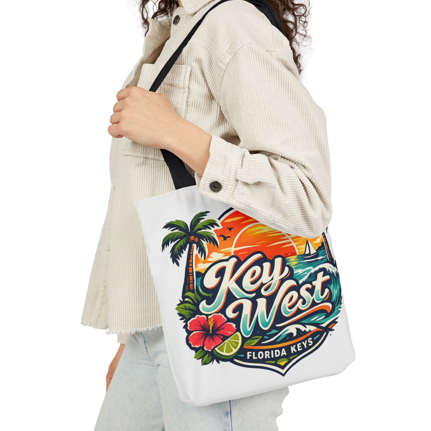 Key West Sunset Canvas Tote