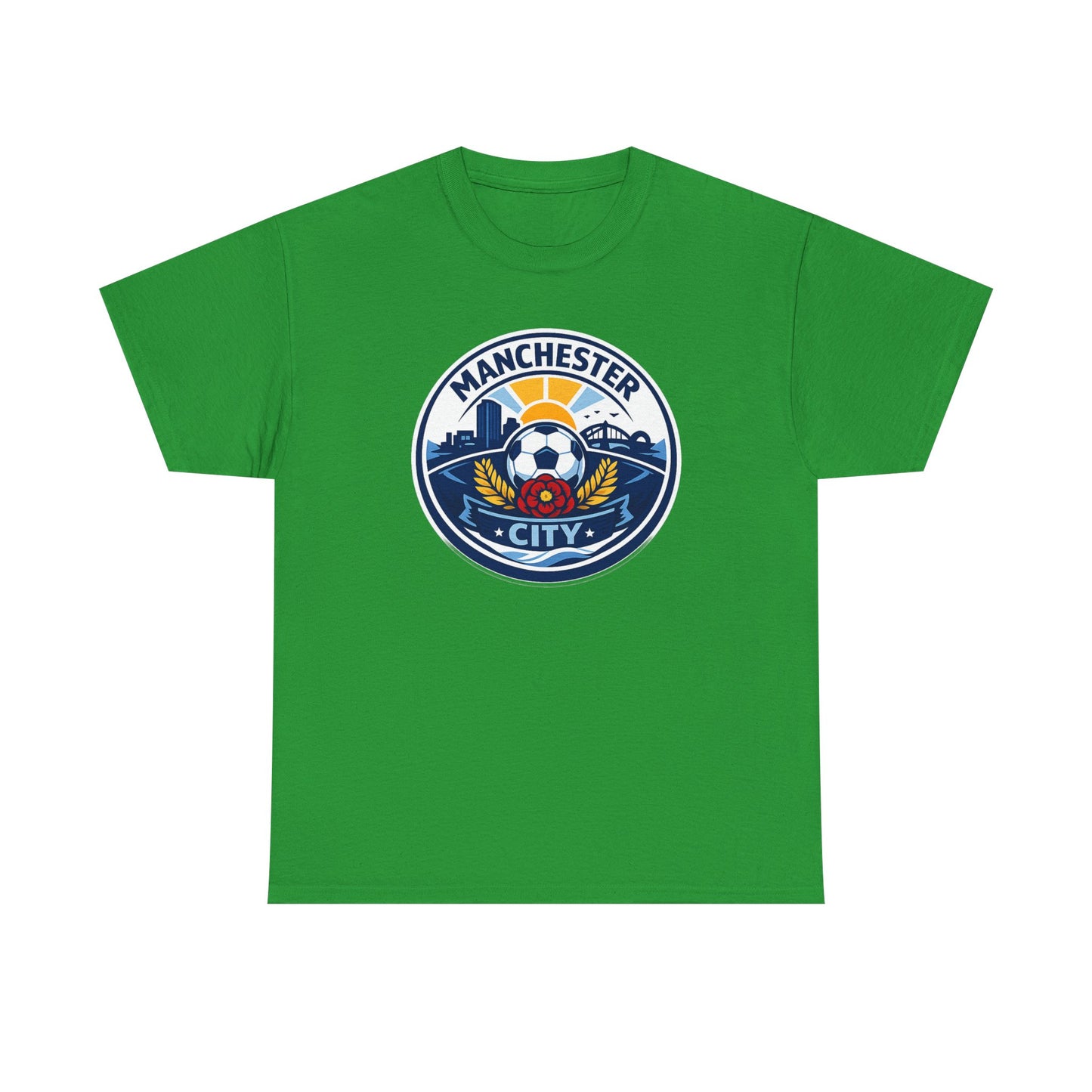 Manchester City Unofficial Soccer Logo T-Shirt — Football Fan Tee