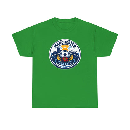 Manchester City Unofficial Soccer Logo T-Shirt — Football Fan Tee