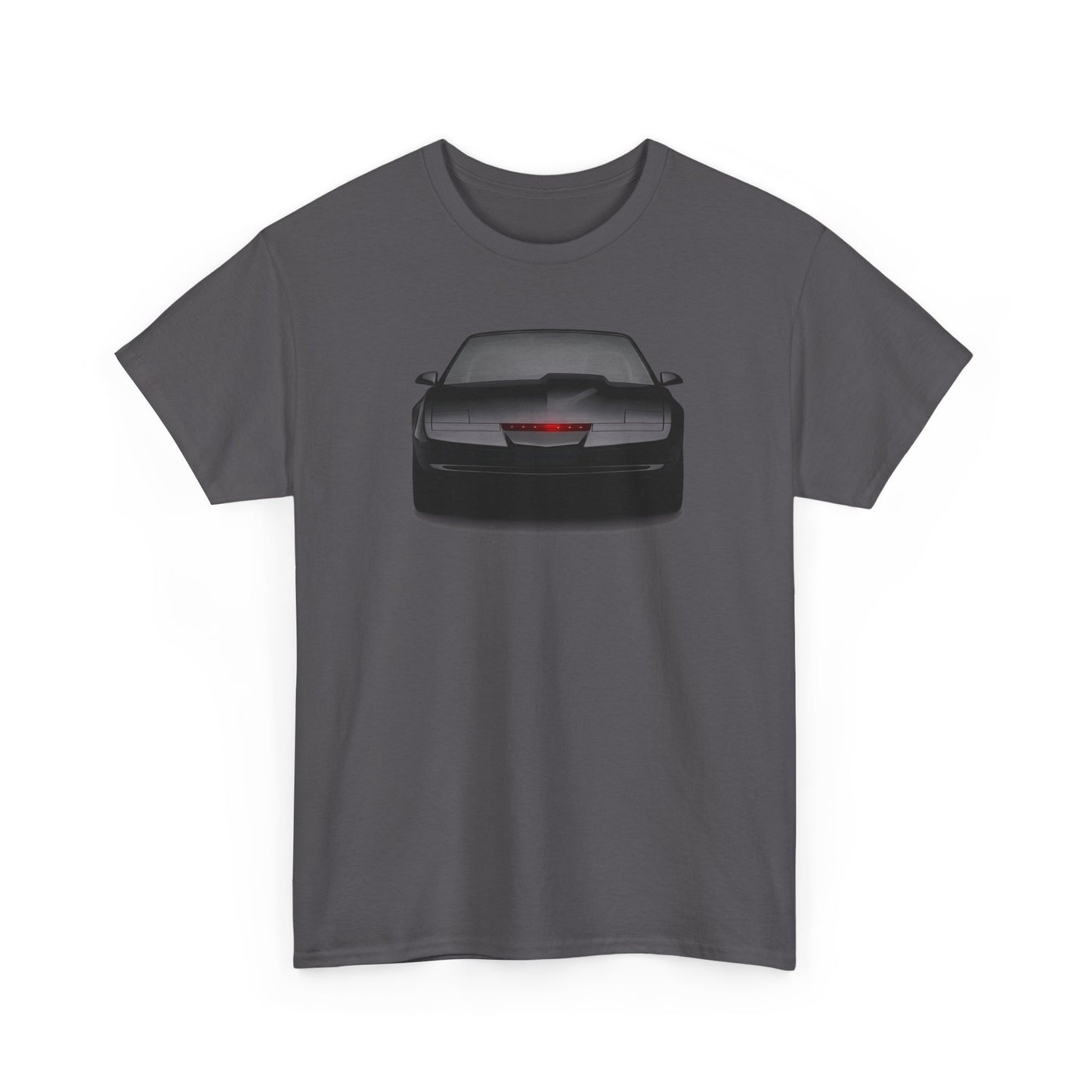 KITT-Inspired Retro Sports Car Tee — Front View Knight Rider Car Graphic Shirt