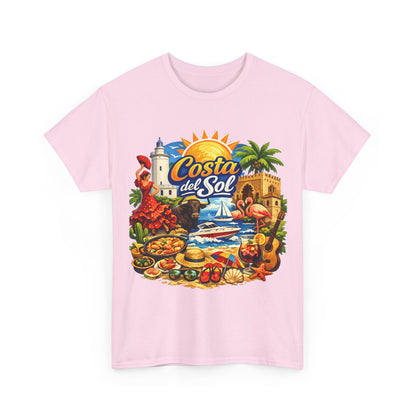 Costa del Sol Beach T-Shirt — Vintage Tropical Vacation Tee