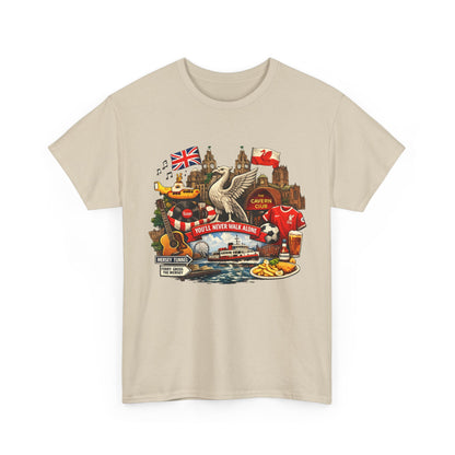 Liverpool Landmarks & You'll Never Walk Alone T-Shirt