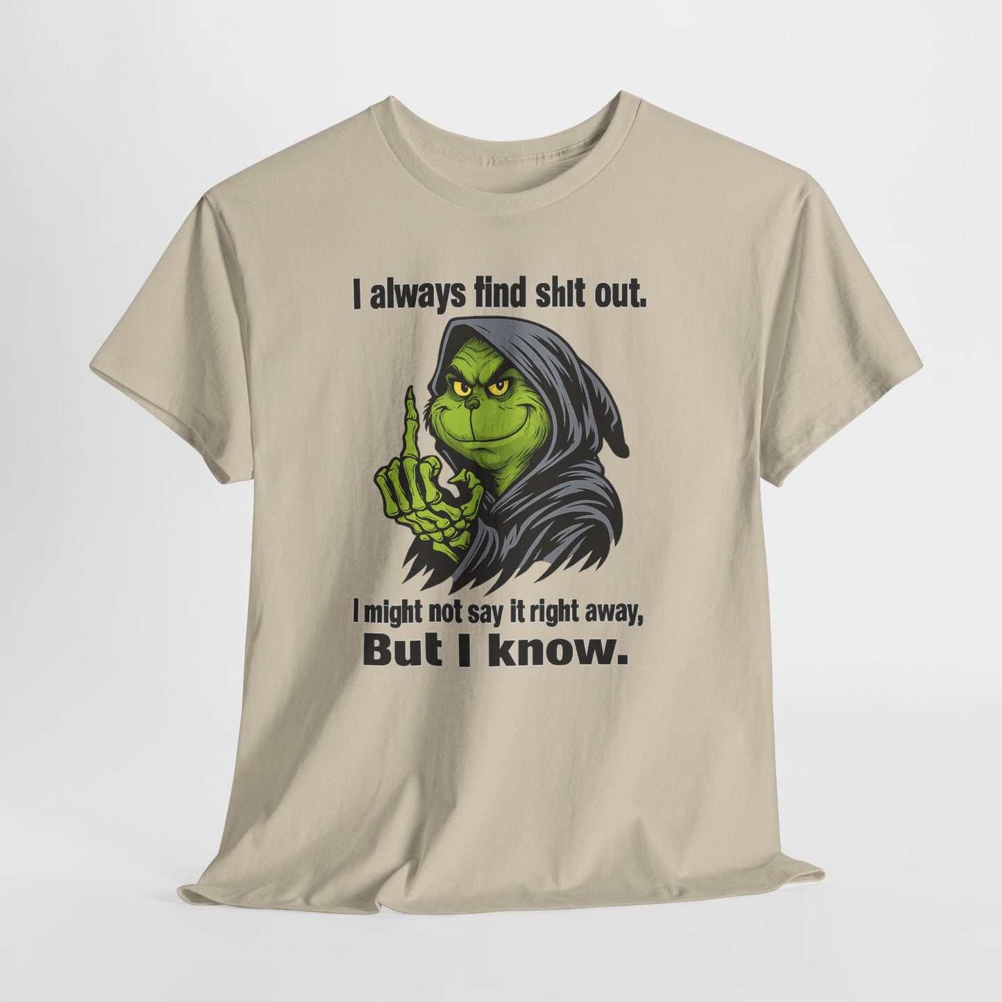Reaper Witch Graphic Tee — "I Always Find Shit Out. I Might Not Say It Right Away, But I Know."