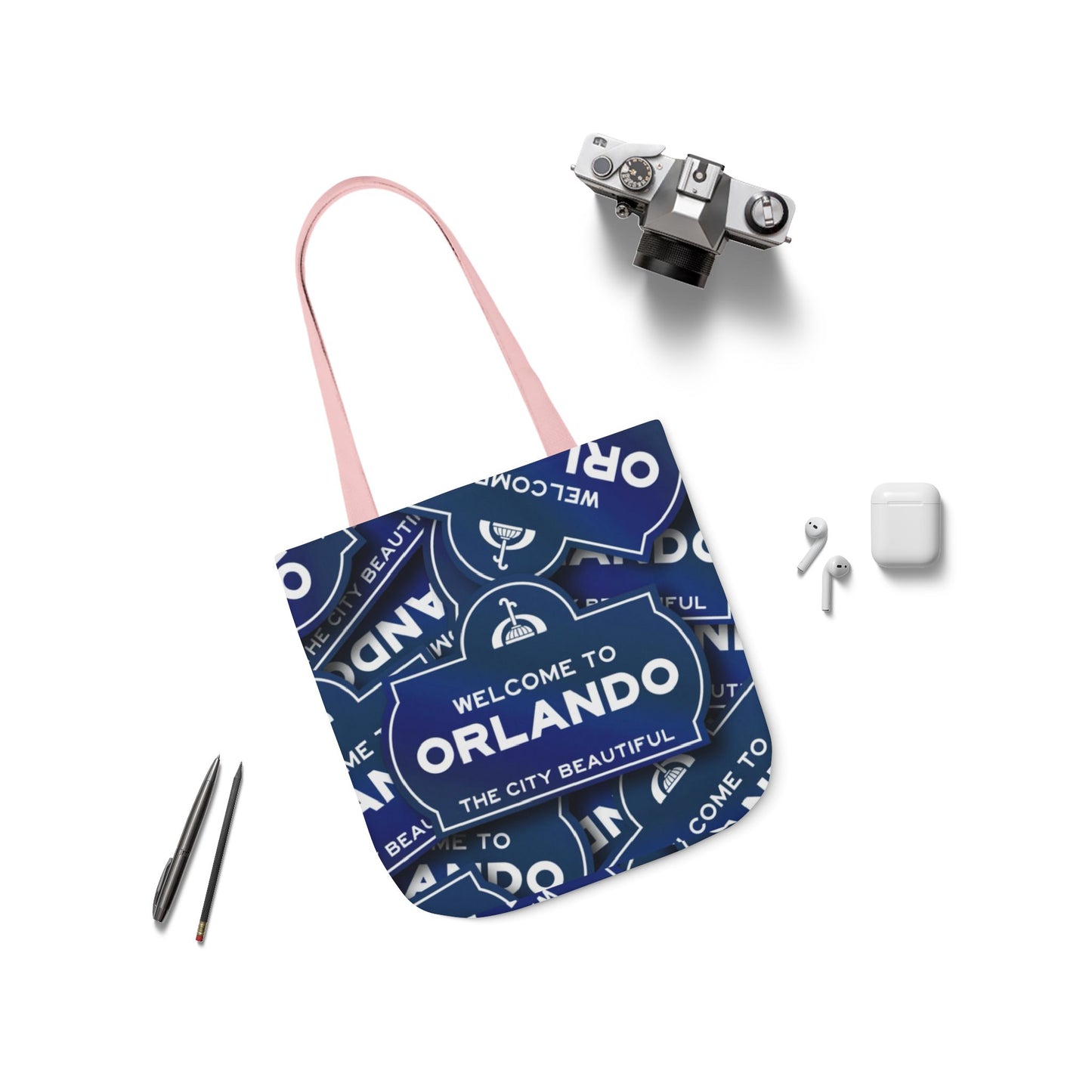 Orlando Welcome Sign Canvas Tote