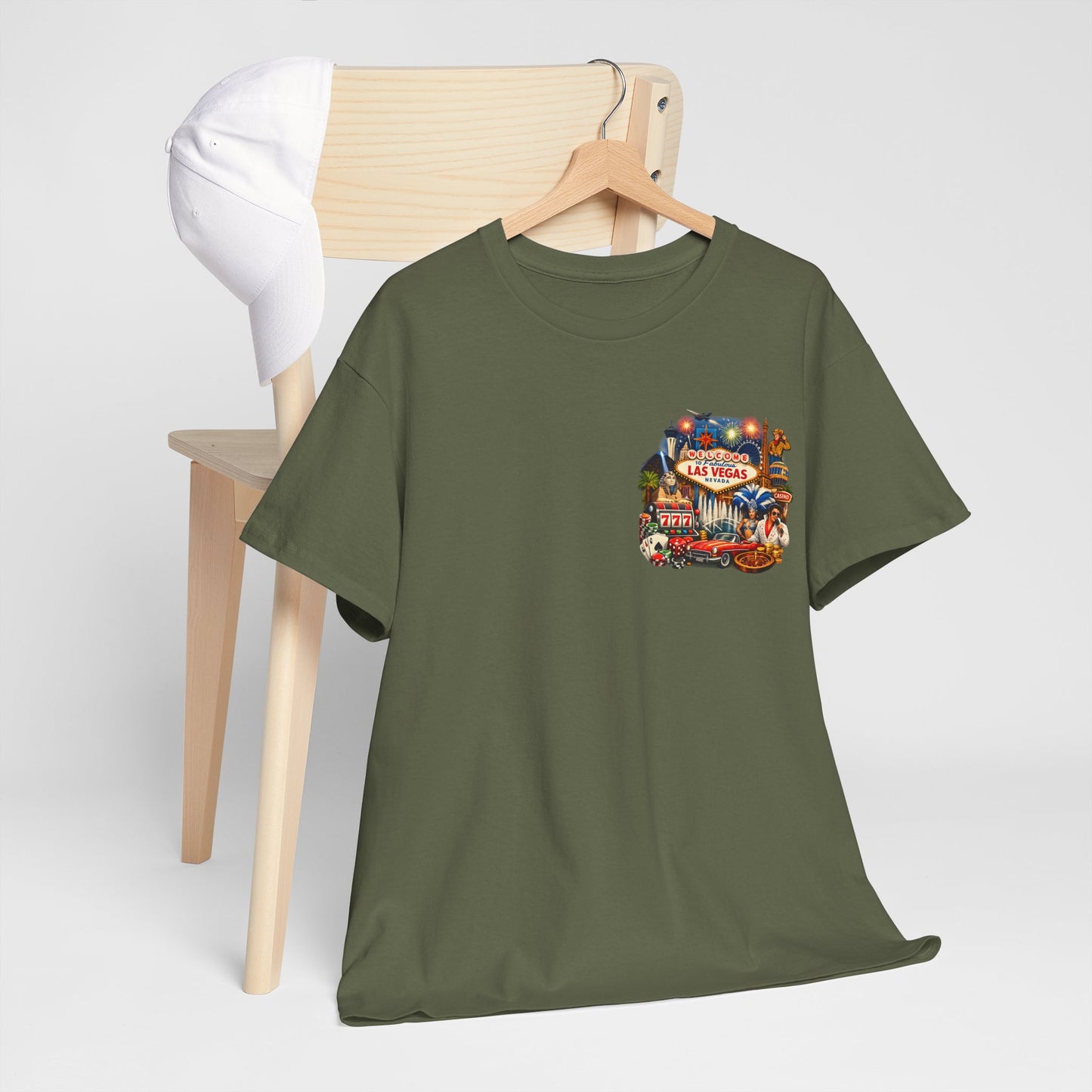 Las Vegas Vintage Collage T‑Shirt