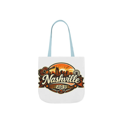 Nashville Sunset Tote Bag — Country Music Skyline Canvas Tote
