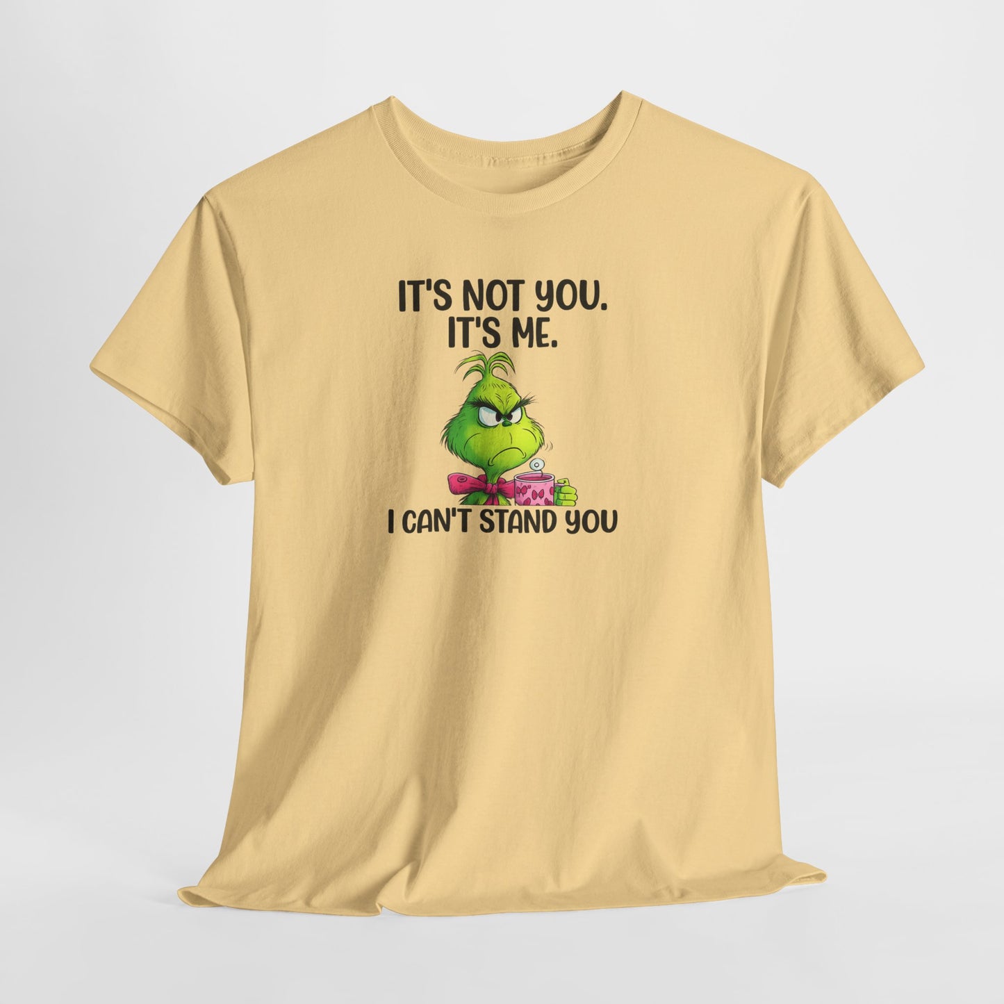 Grumpy Grinch Tee – "It's Not You. It's Me. I Can't Stand You" Christmas Shirt