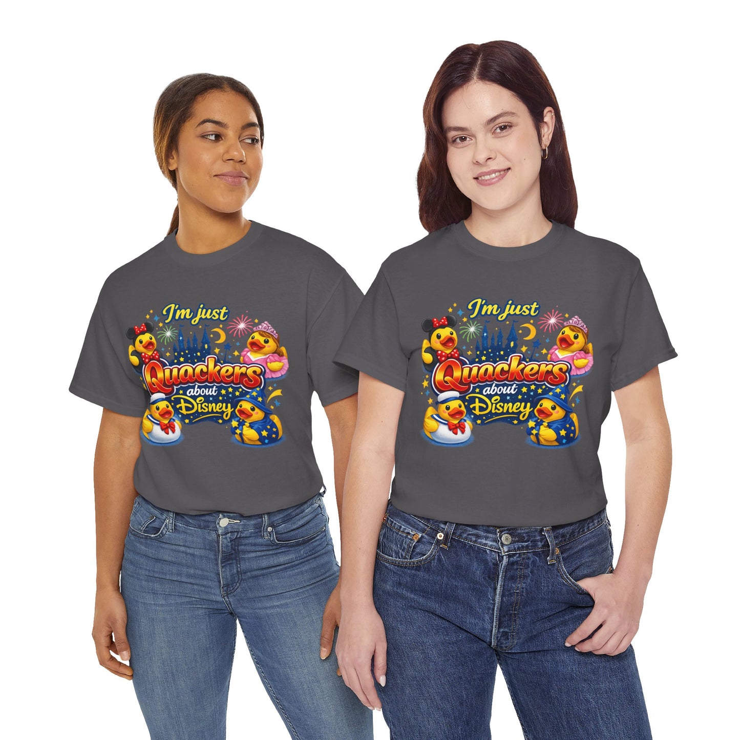 Quackers About Disney Rubber Duck Tee — "I'm Just Quackers About Disney" Graphic T-Shirt