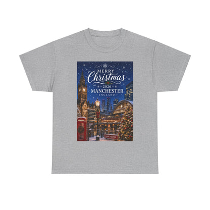 Manchester Christmas Tee — Merry Christmas 2026 Holiday T‑Shirt