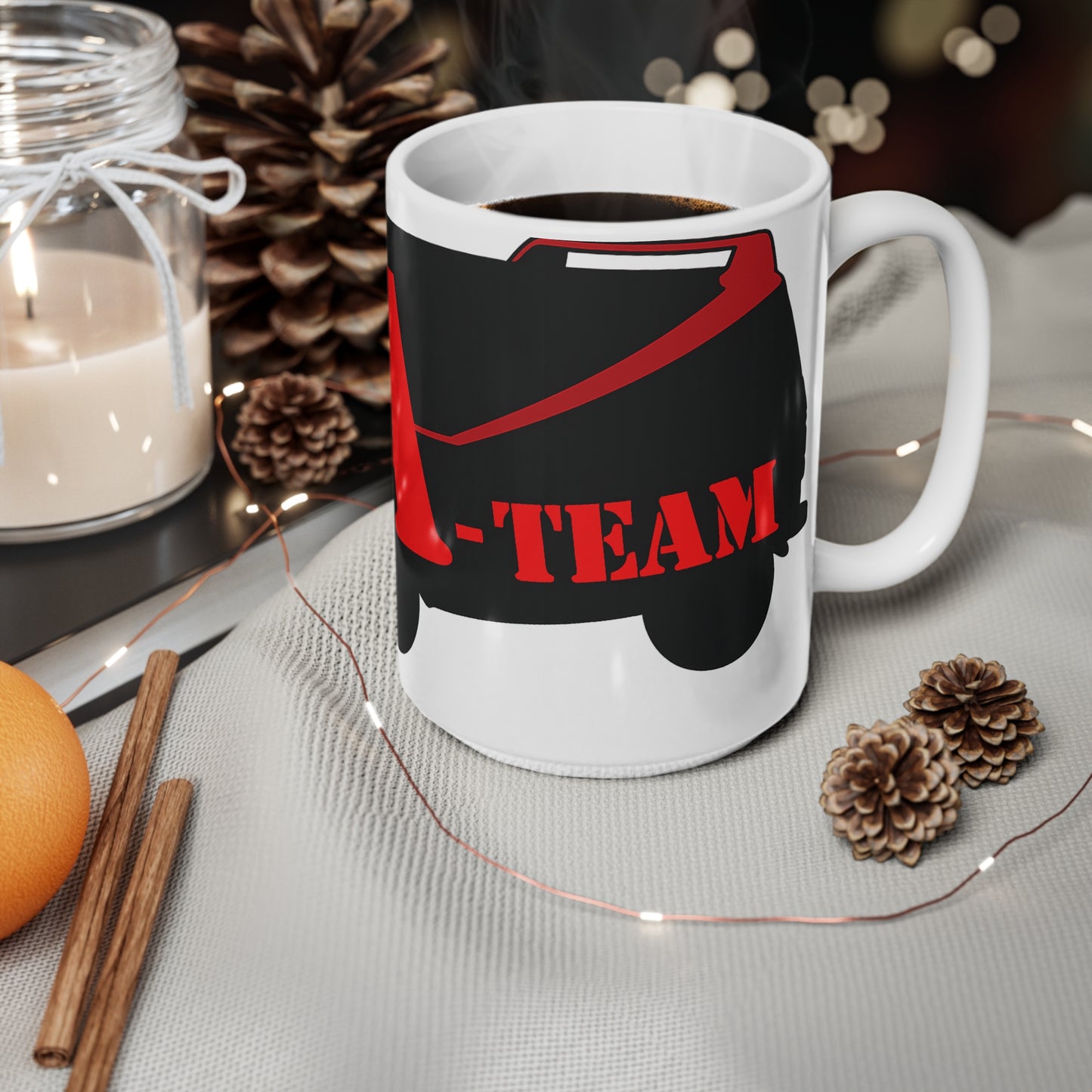 A-Team Van Coffee Mug — Retro TV Show Ceramic Mug (11oz & 15oz)