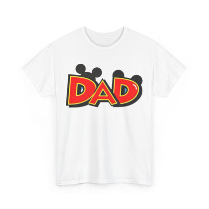 Disney Dad Mickey Ears T-Shirt – Retro Cartoon Dad Tee, Perfect Father’s Day Gift