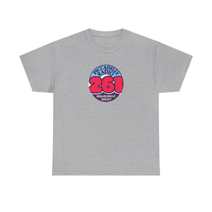 Piccadilly Radio '261' Logo T‑Shirt — Vintage Unofficial Radio Station Graphic Tee