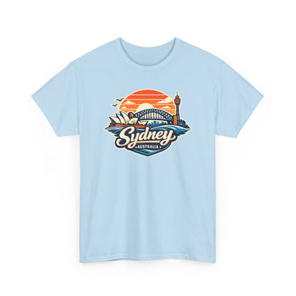 Sydney Australia Sunset Tee — Vintage Coastal Travel T‑Shirt