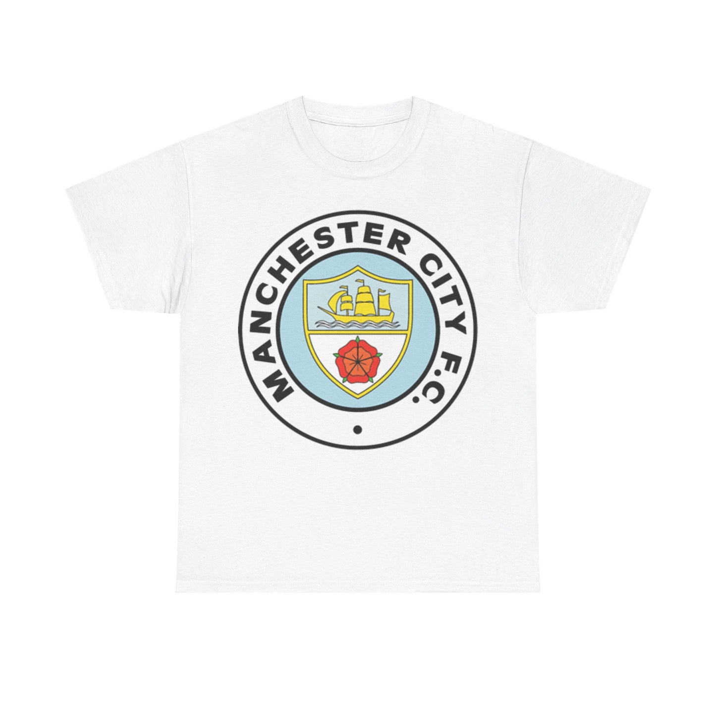 Manchester City F.C. Retro Crest T-Shirt – Retro Football Fan Tee