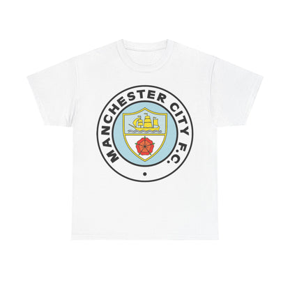 Manchester City F.C. Retro Crest T-Shirt – Retro Football Fan Tee