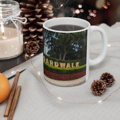 Disney Boardwalk Entrance Photo Ceramic Mug — 11oz & 15oz Coffee Cup