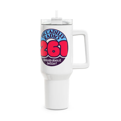 Piccadilly Radio 261 40oz Tumbler — 'Nobody Does It Better' Travel Cup
