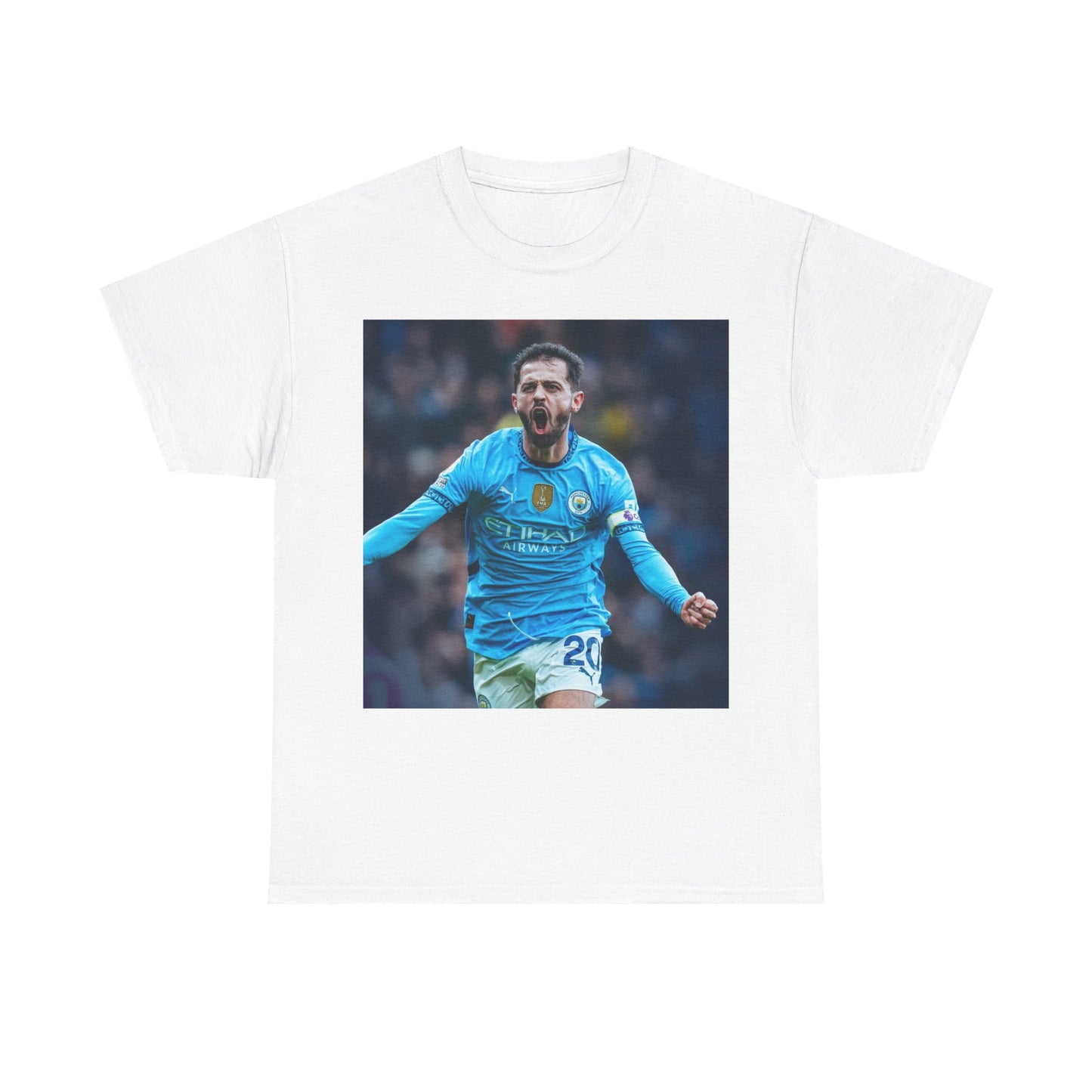 Bernardo Silva Tribute Tee – Inspirational Letter & Celebrating Goal Moment