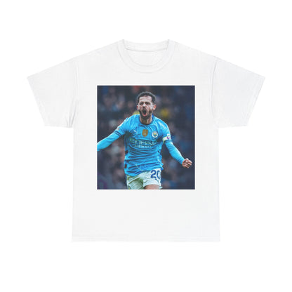 Bernardo Silva Tribute Tee – Inspirational Letter & Celebrating Goal Moment