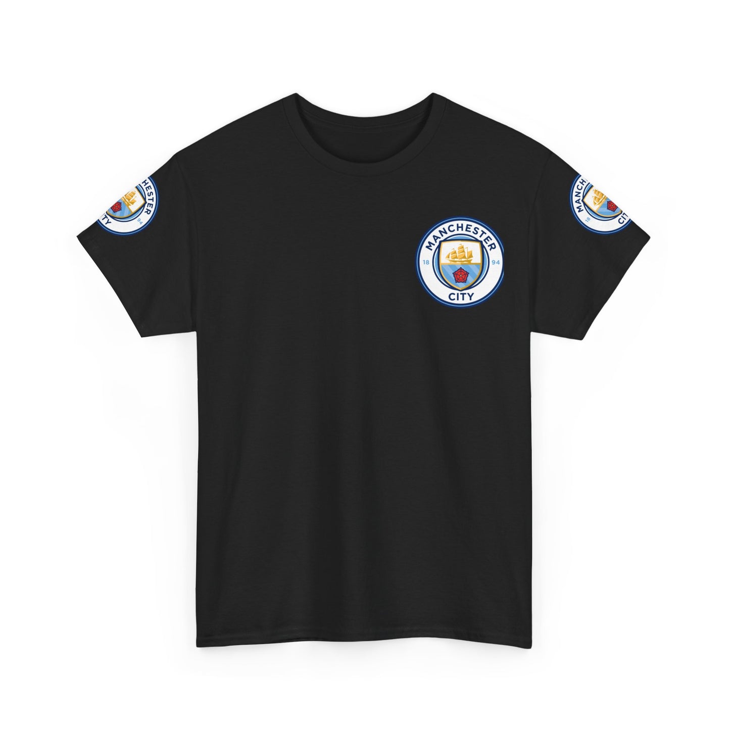 Manchester City Crest T-Shirt — Football Club Logo Tee