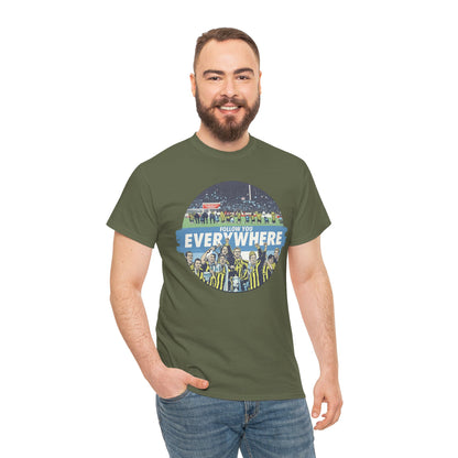 Manchester City T-Shirt — Follow Me Everywhere Soccer Fan Design