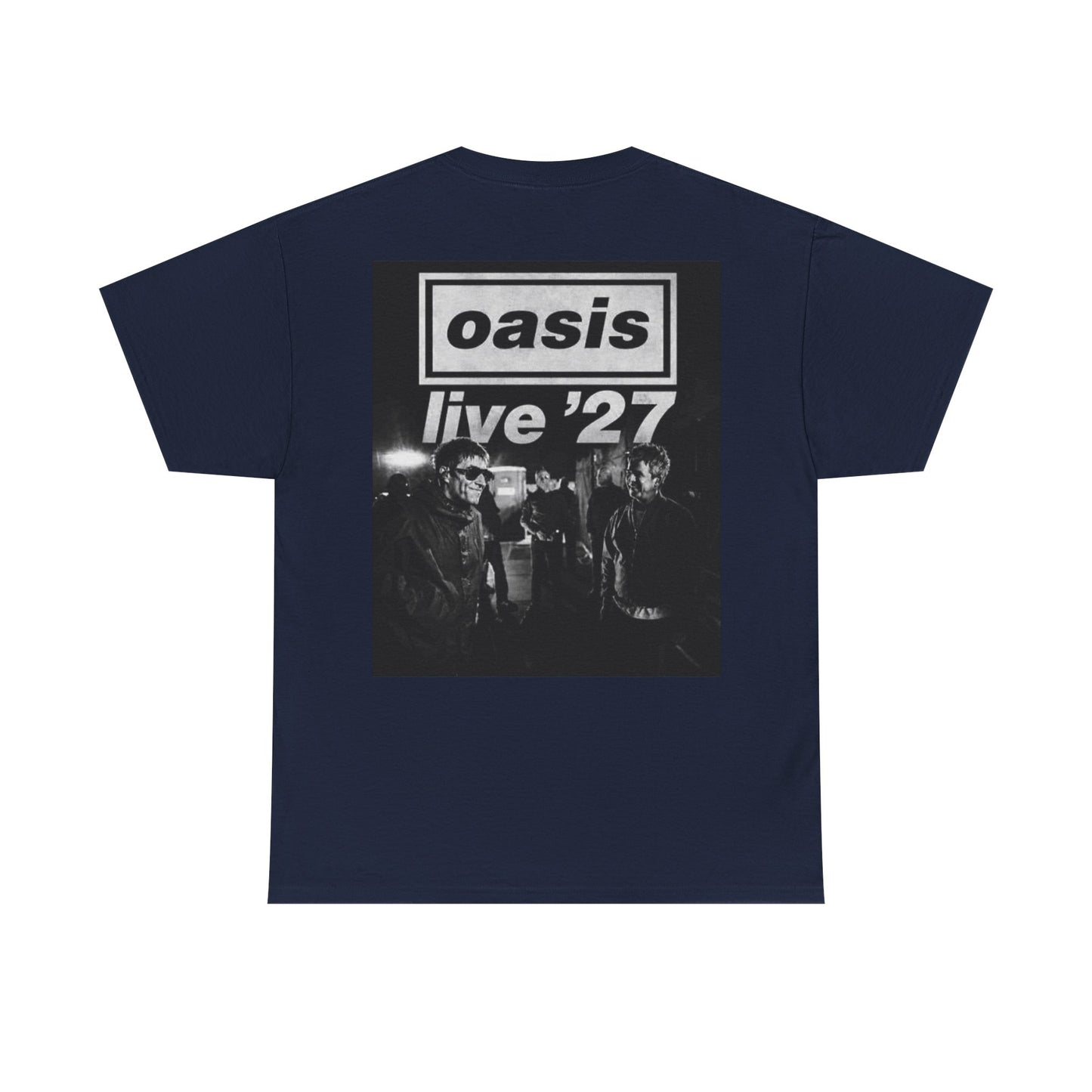 Oasis 'Live '27' Band Tee — Vintage Rock Concert T-Shirt